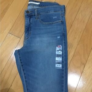NWT Levis 311 Shaping Skinny Blue Denim Jeans
